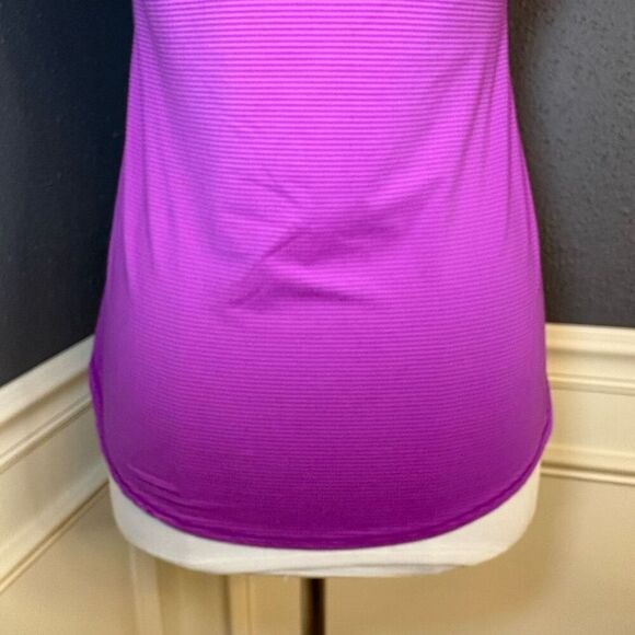 Athleta Purple Stripe Racerback Chi Tank - Picture 8 of 9